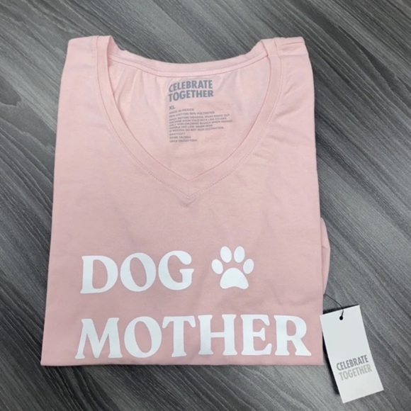DOG MOTHER WINE LOVER Graphic Tee Size XL Women’s T-shirt Celebrate Together NWT - Picture 4 of 10